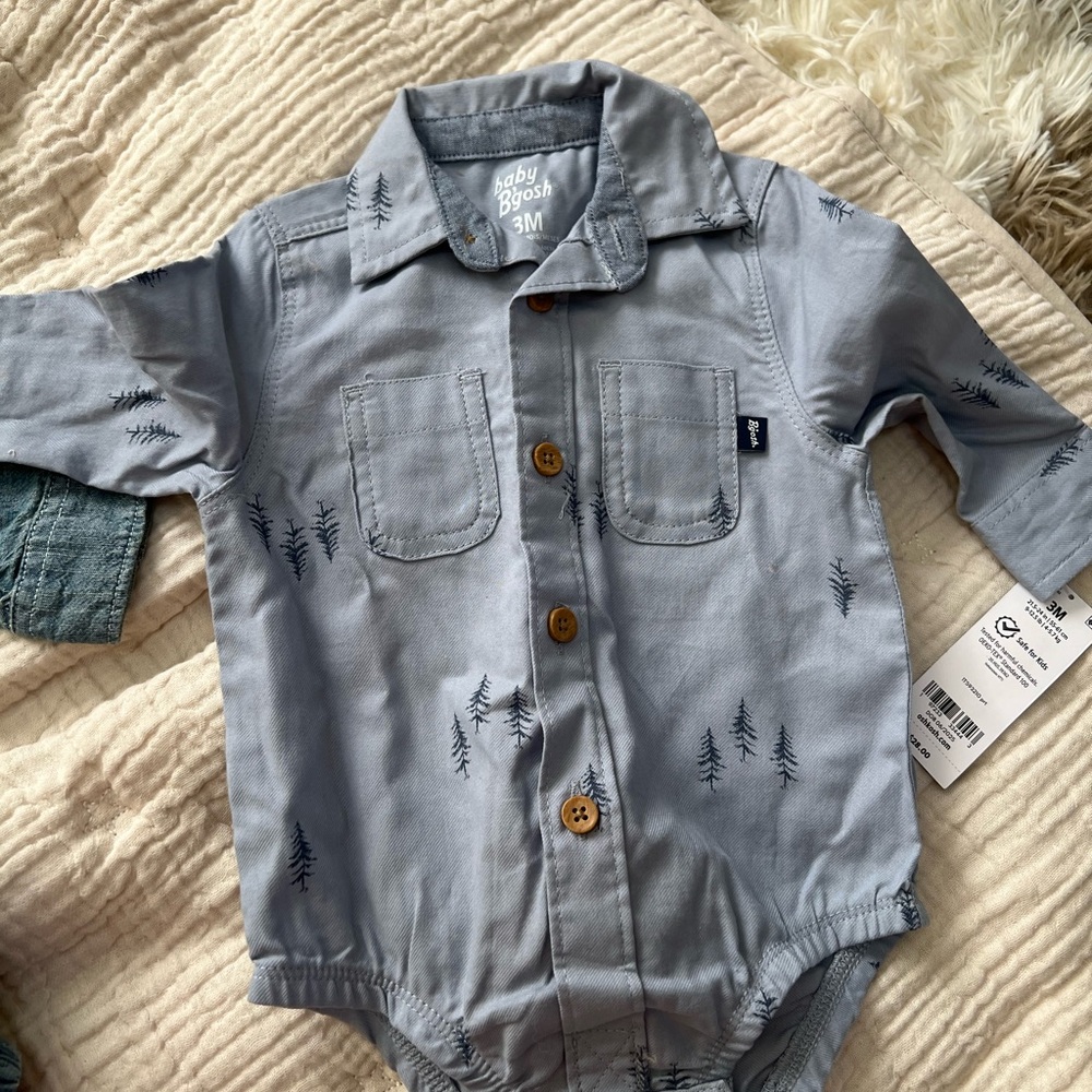 Baby button down shirts